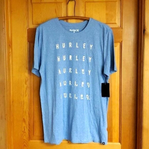 Hurley Graphic TB Transition Crew Neck Short Sleeve Sz L T-shirt - Picture 1 of 10